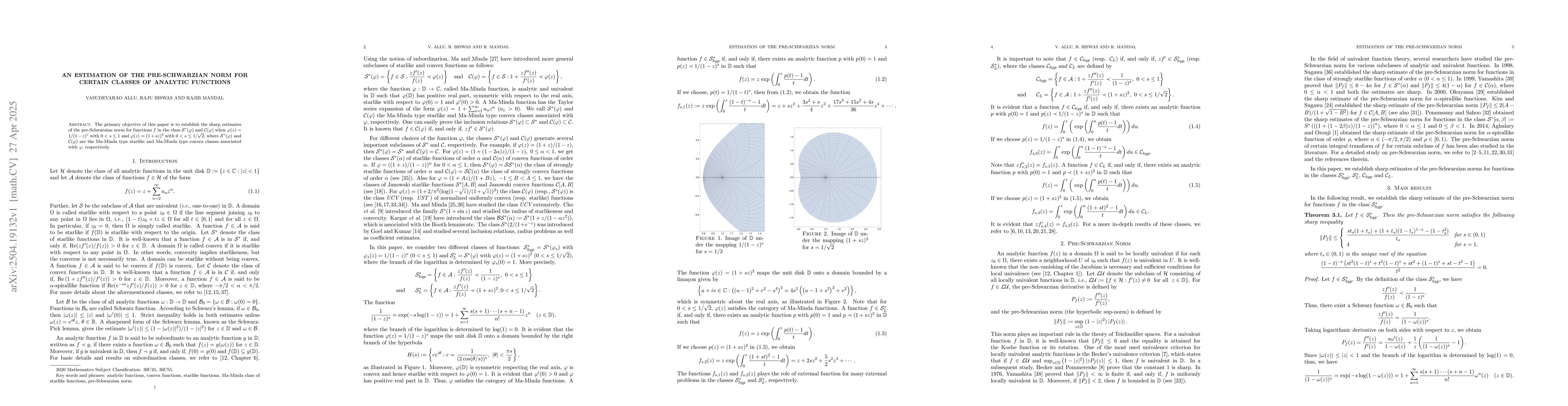 Thumbnail for An estimation of the pre-Schwarzian norm for certain classes of analytic
  functions
