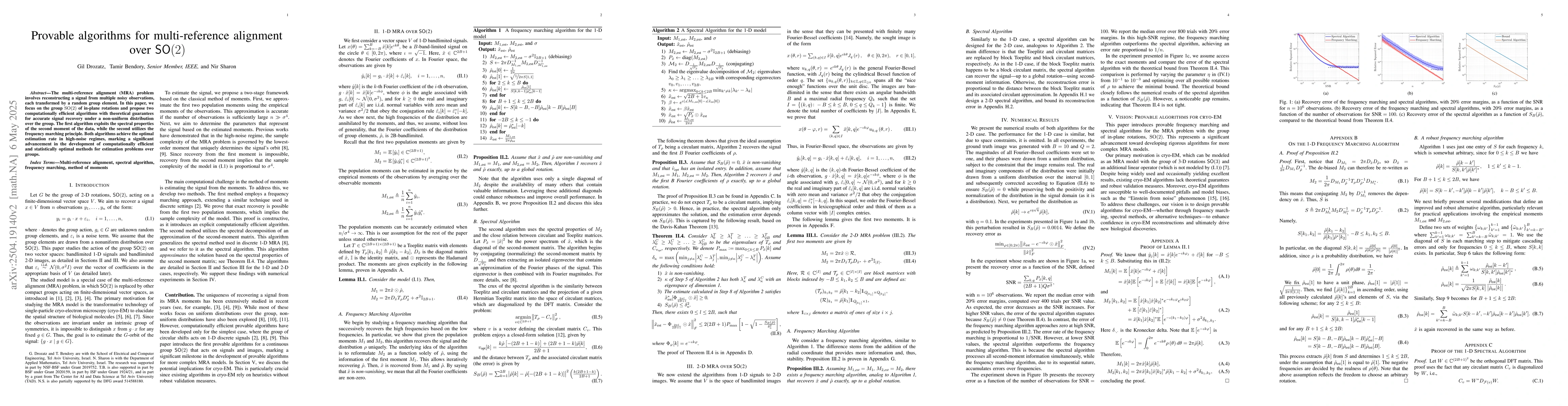 Thumbnail for Provable algorithms for multi-reference alignment over $\SO(2)$