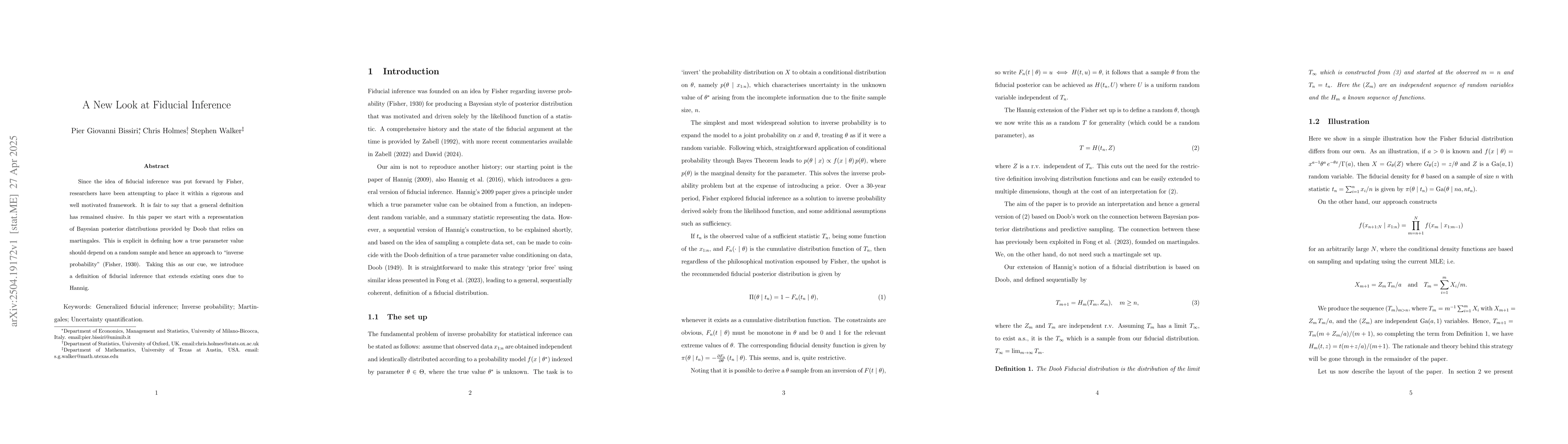 Thumbnail for A new look at fiducial inference