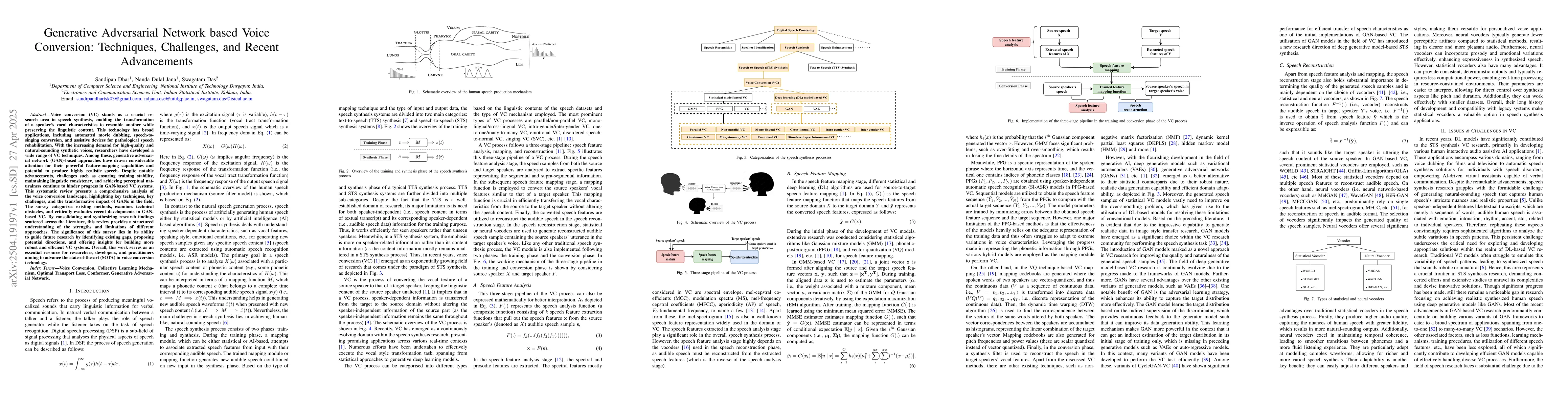 Thumbnail for Generative Adversarial Network based Voice Conversion: Techniques,
  Challenges, and Recent Advancements
