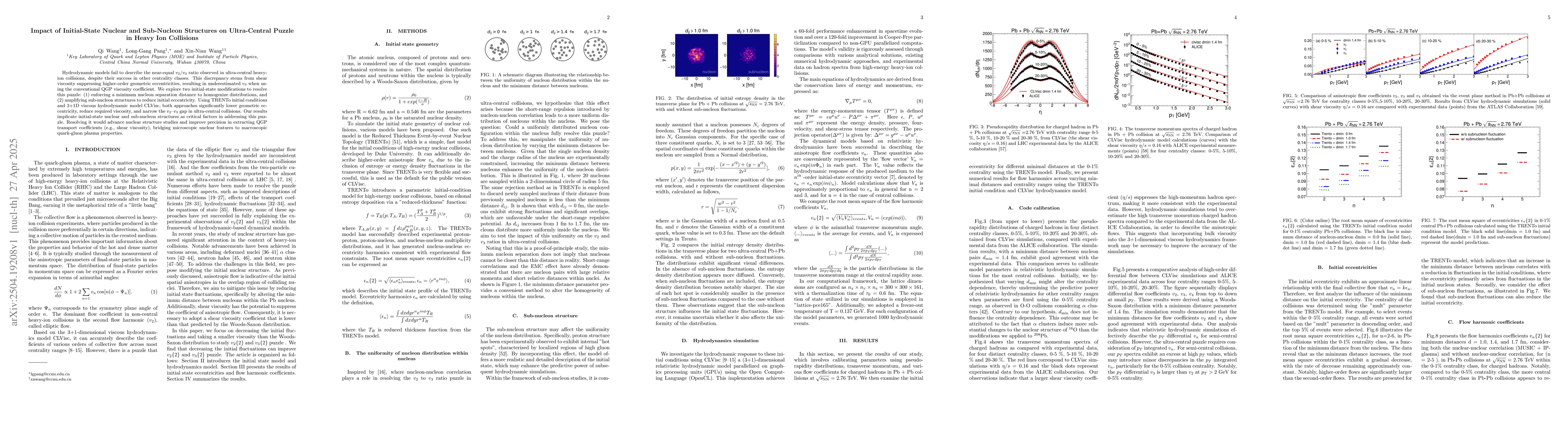 Thumbnail for Impact of Initial-State Nuclear and Sub-Nucleon Structures on
  Ultra-Central Puzzle in Heavy Ion Collisions