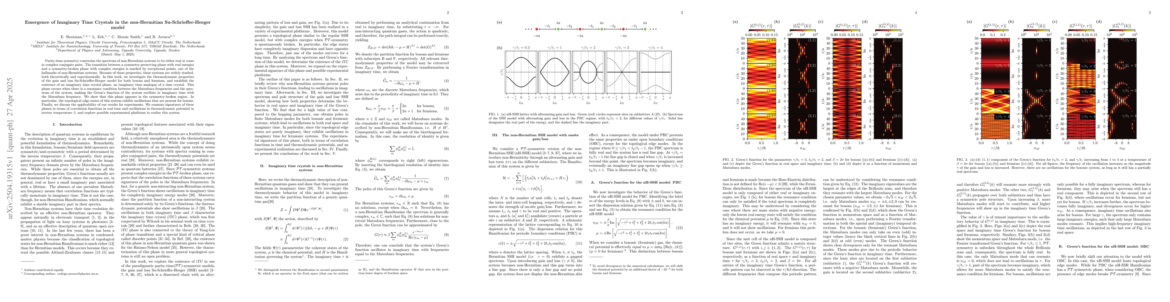 Thumbnail for Emergence of Imaginary Time Crystals in the non-Hermitian
  Su-Schrieffer-Heeger model