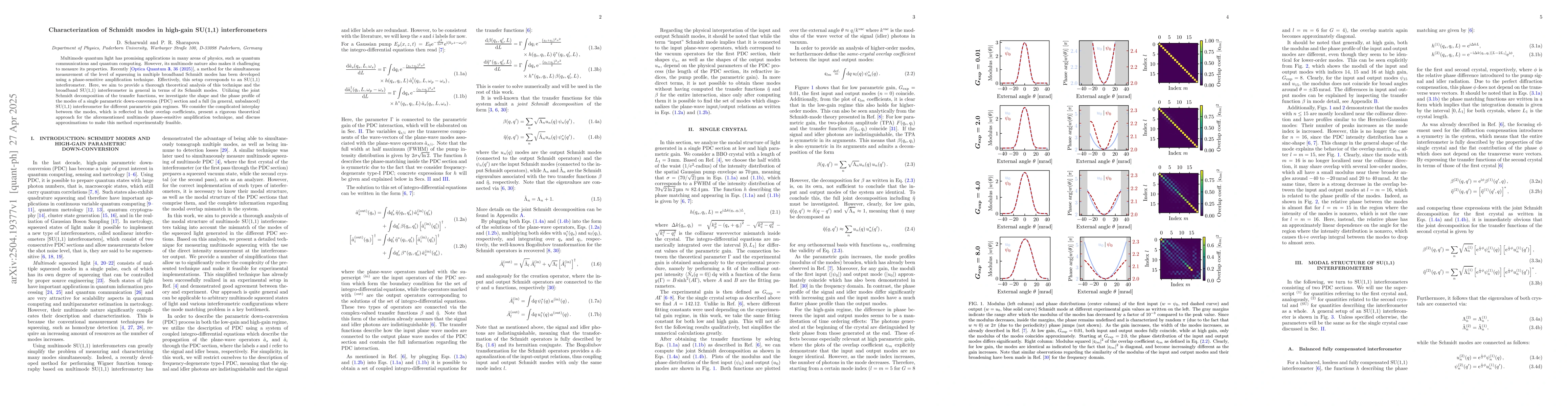 Thumbnail for Characterization of Schmidt modes in high-gain SU(1,1) interferometers