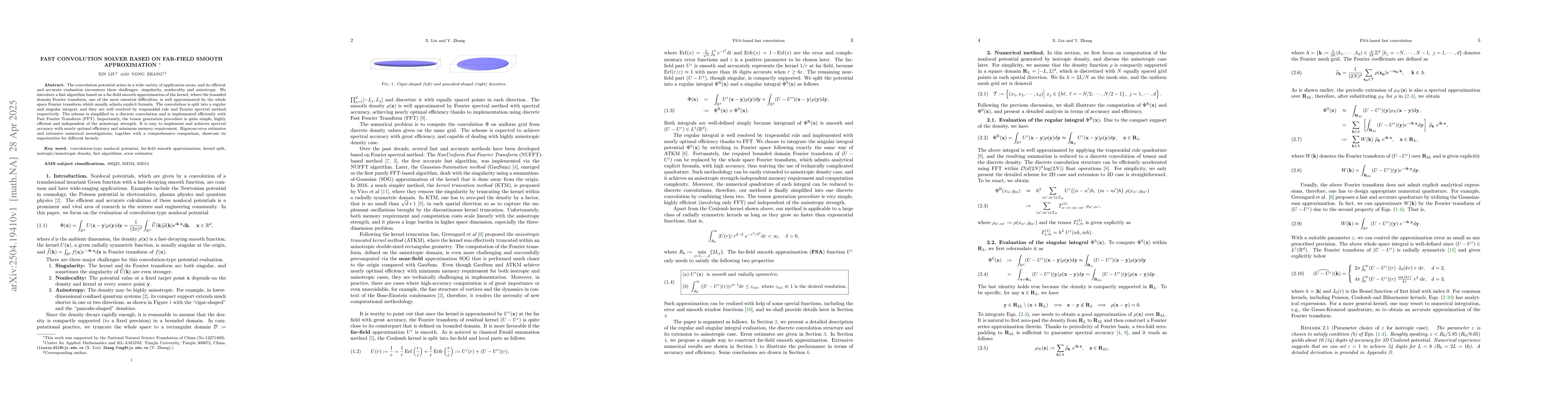 Thumbnail for Fast convolution solver based on far-field smooth approximation