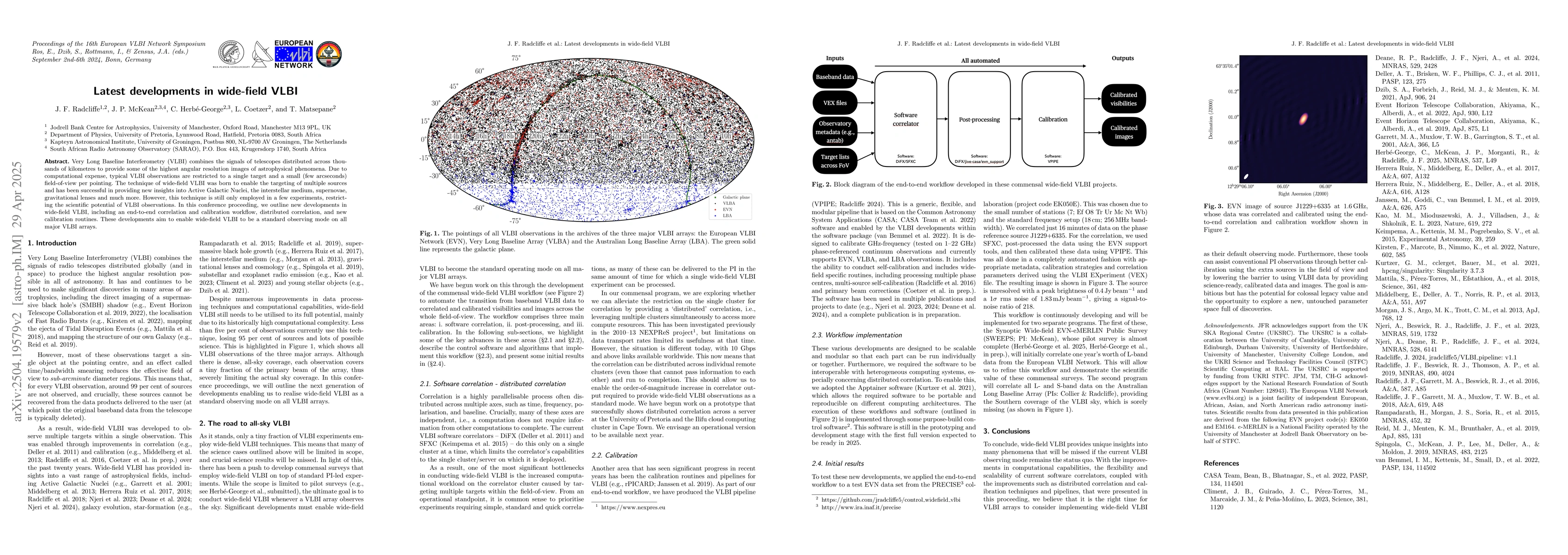 Thumbnail for Latest developments in wide-field VLBI