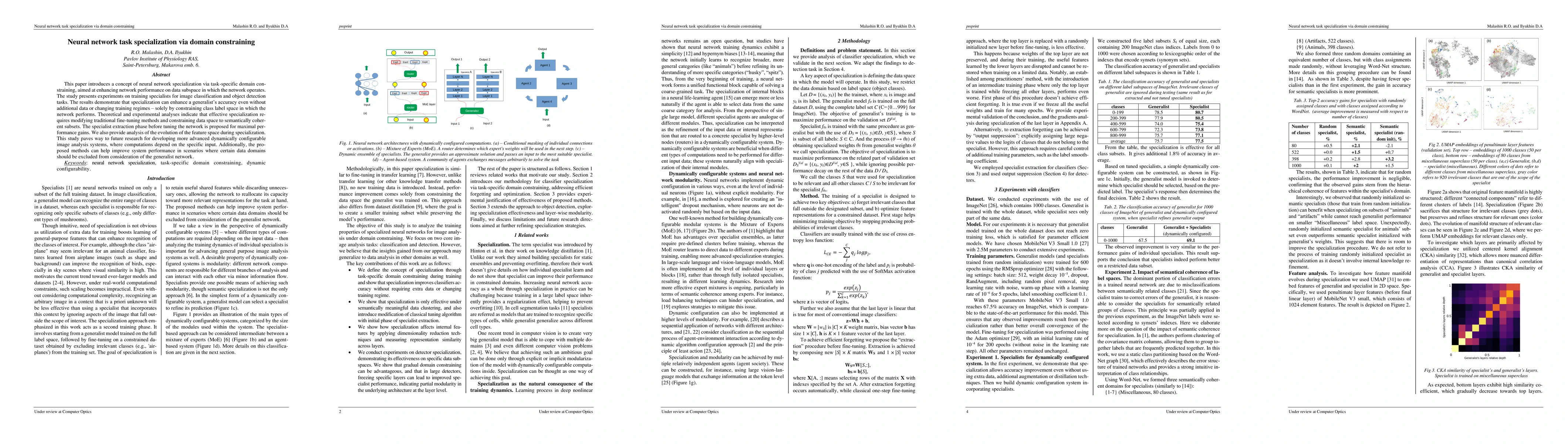 Thumbnail for Neural network task specialization via domain constraining