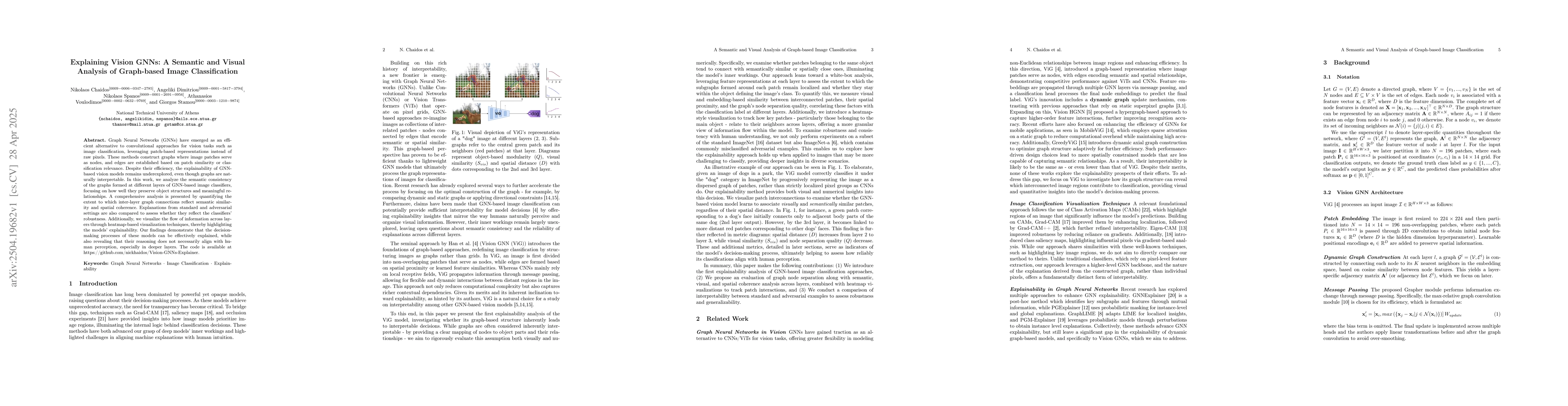 Thumbnail for Explaining Vision GNNs: A Semantic and Visual Analysis of Graph-based
  Image Classification