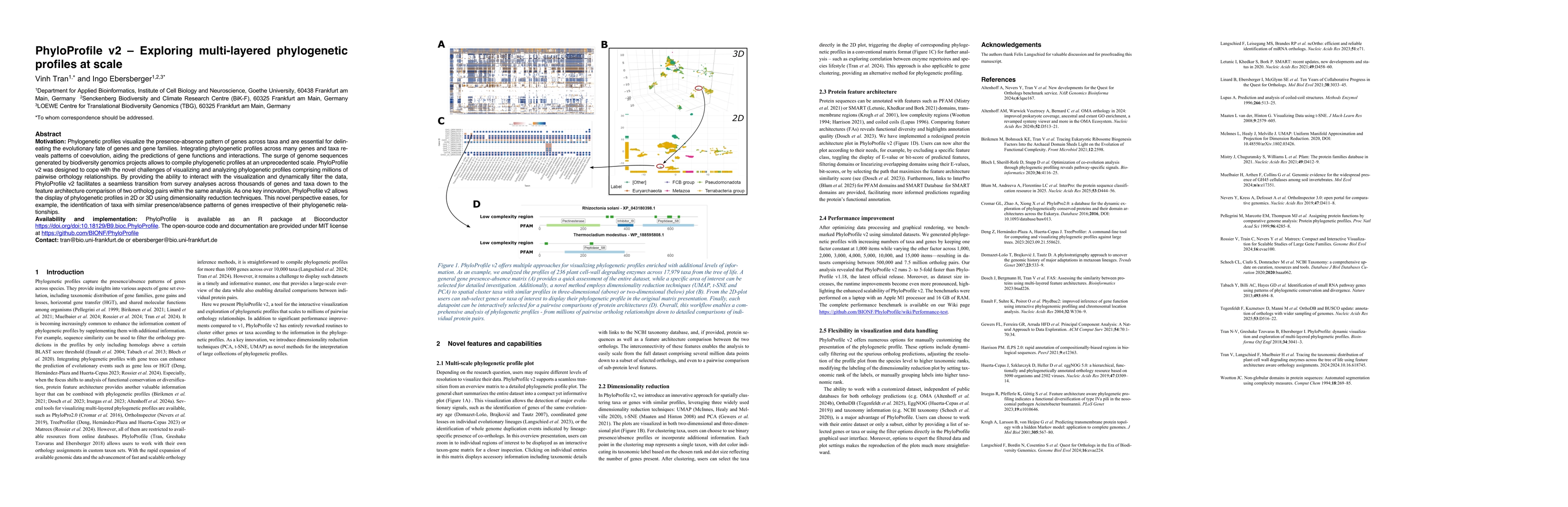 Thumbnail for PhyloProfile v2 -- Exploring multi-layered phylogenetic profiles at
  scale