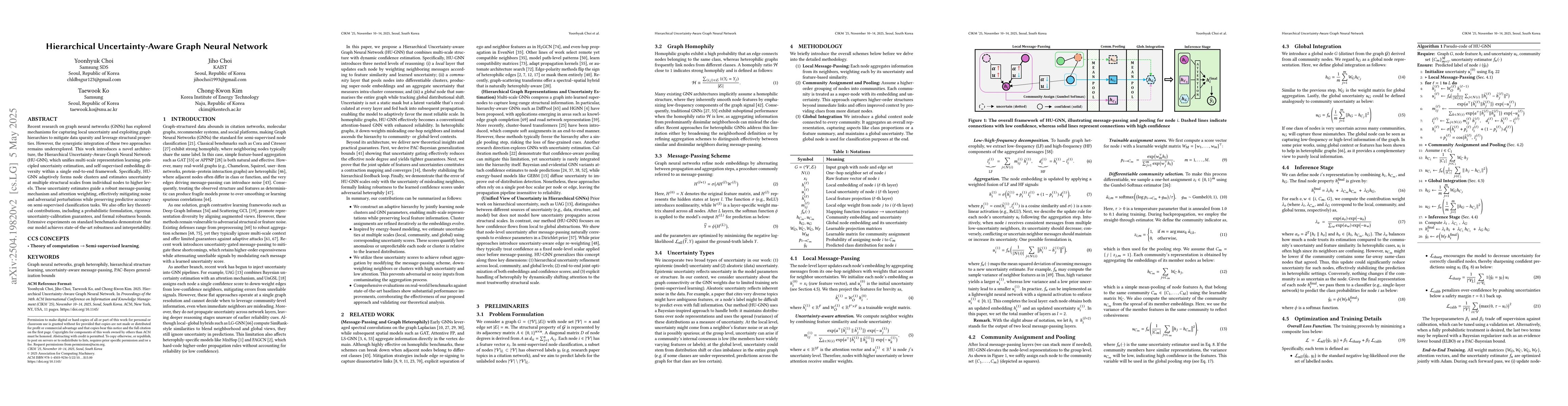 Thumbnail for Hierarchical Uncertainty-Aware Graph Neural Network