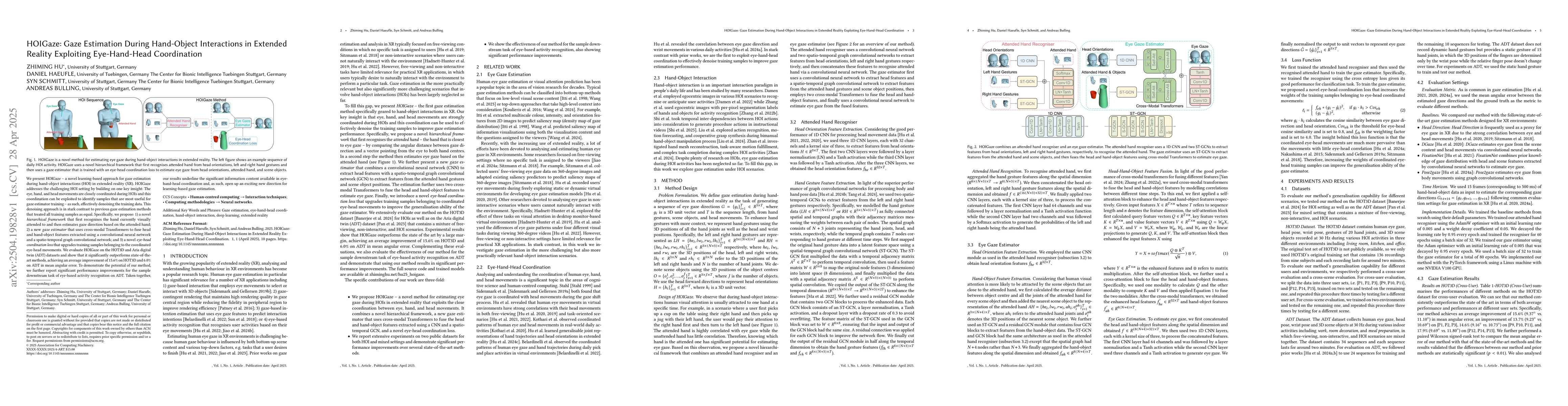 Thumbnail for HOIGaze: Gaze Estimation During Hand-Object Interactions in Extended
  Reality Exploiting Eye-Hand-Head Coordination
