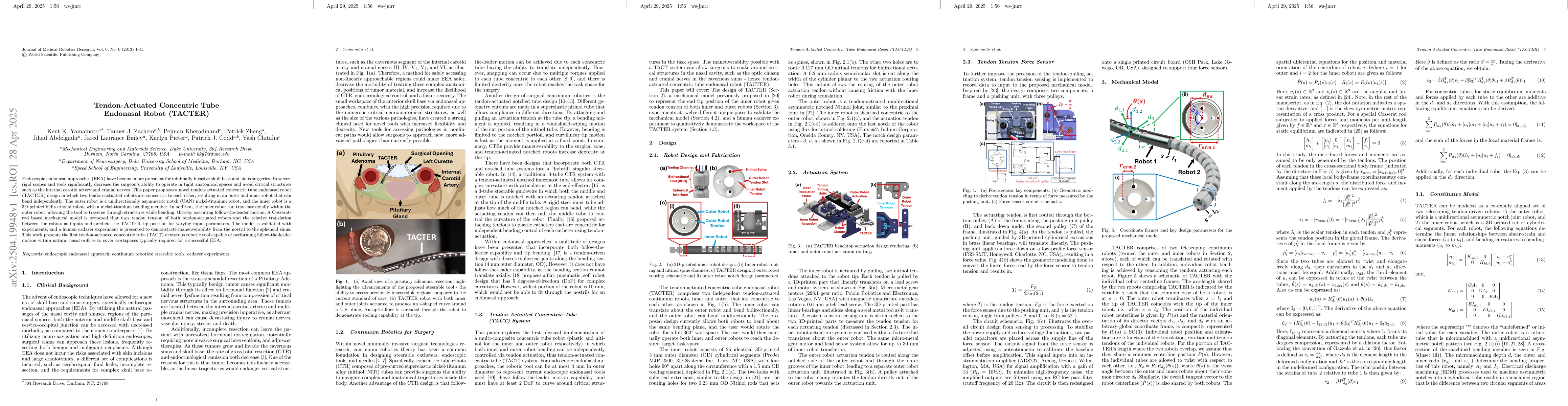 Thumbnail for Tendon-Actuated Concentric Tube Endonasal Robot (TACTER)