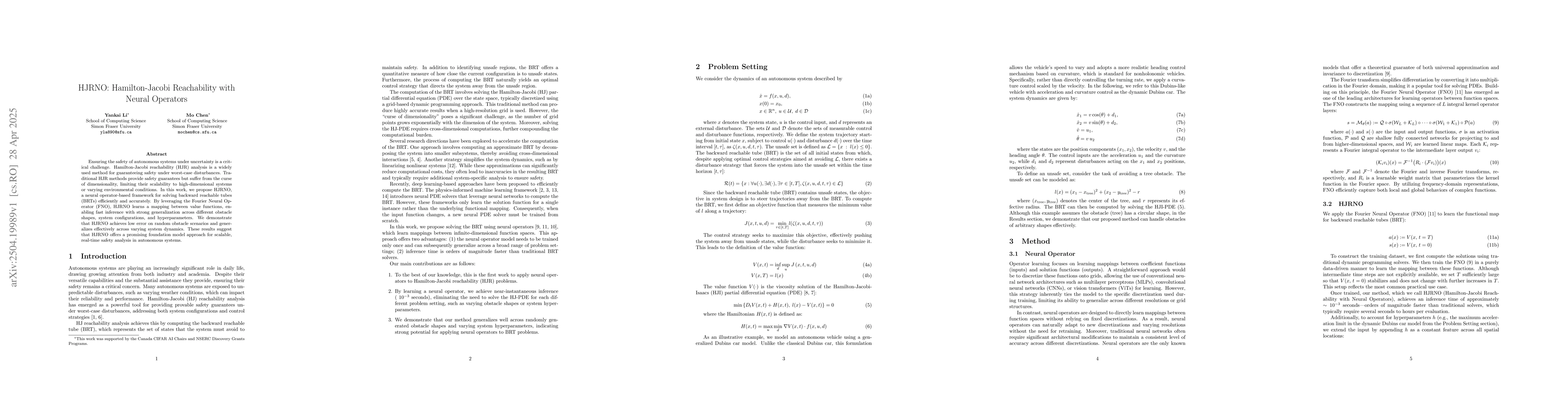 Thumbnail for HJRNO: Hamilton-Jacobi Reachability with Neural Operators