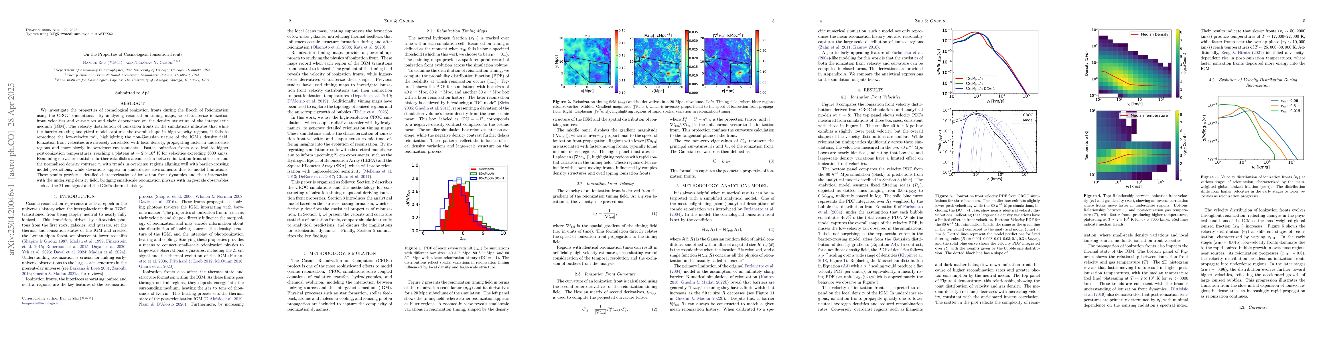 Thumbnail for On the Properties of Cosmological Ionization Fronts