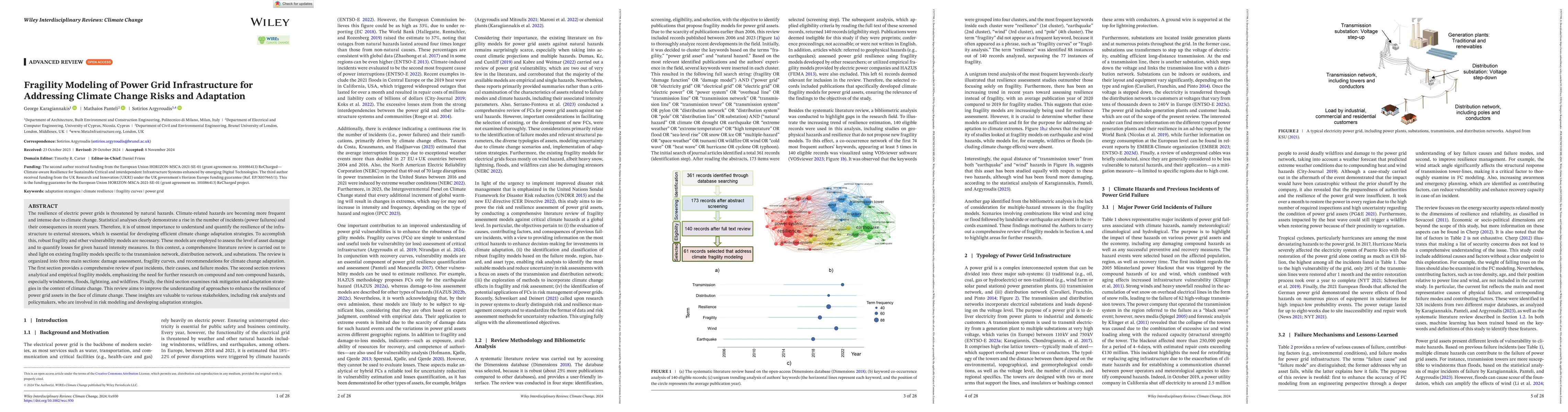 Thumbnail for Fragility Modeling of Power Grid Infrastructure for Addressing Climate
  Change Risks and Adaptation