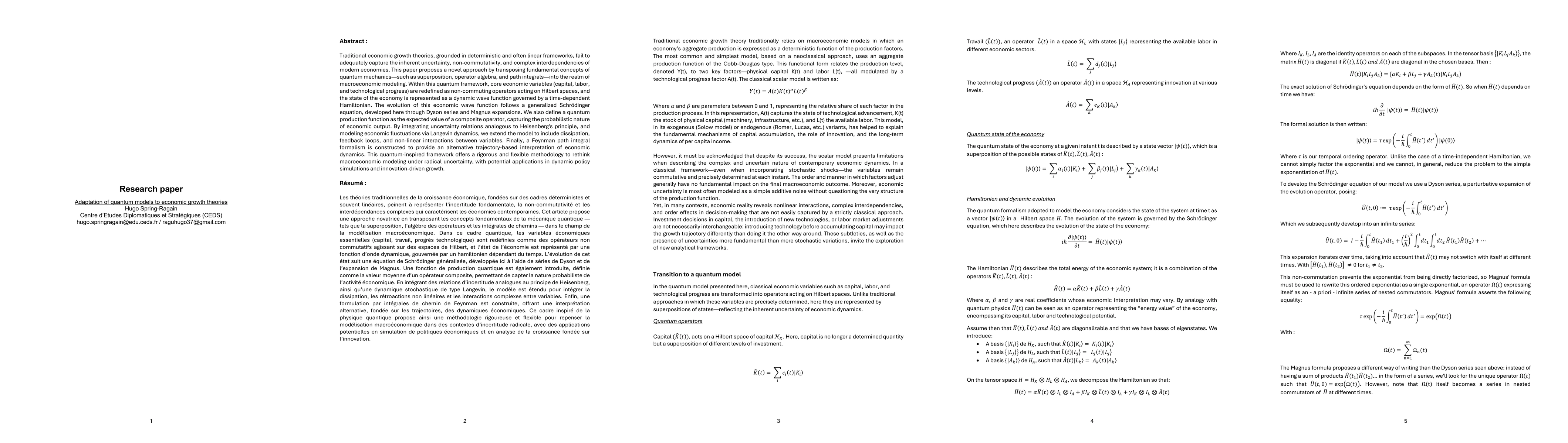 Thumbnail for Adaptation of quantum models to economic growth theories
