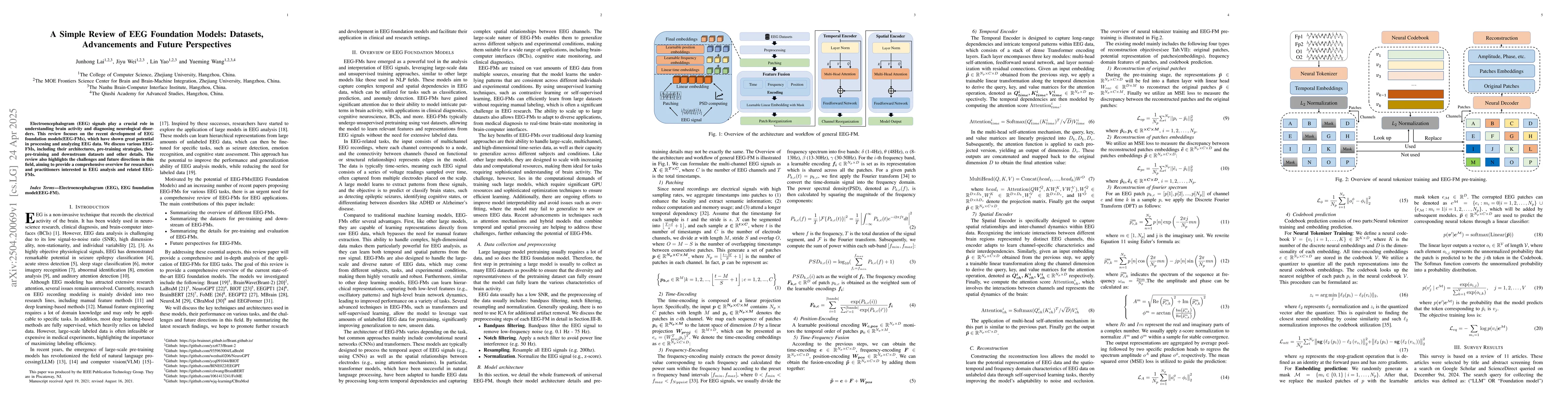 Thumbnail for A Simple Review of EEG Foundation Models: Datasets, Advancements and
  Future Perspectives