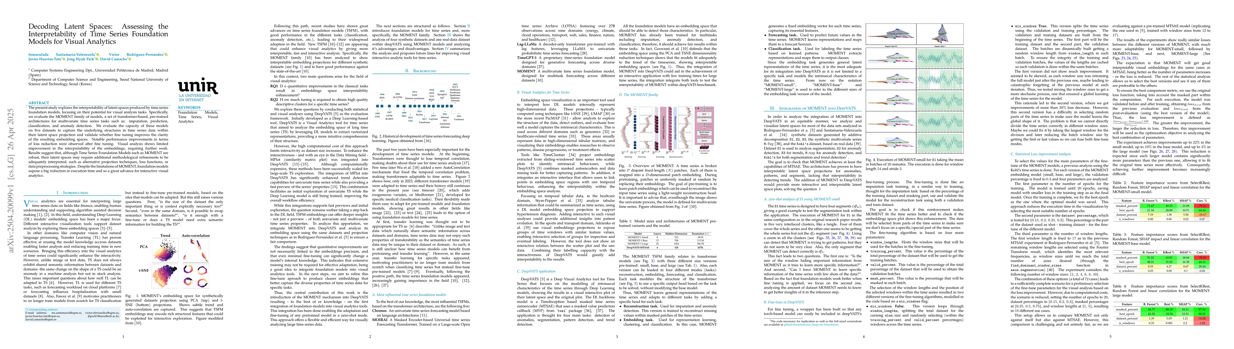 Thumbnail for Decoding Latent Spaces: Assessing the Interpretability of Time Series
  Foundation Models for Visual Analytics
