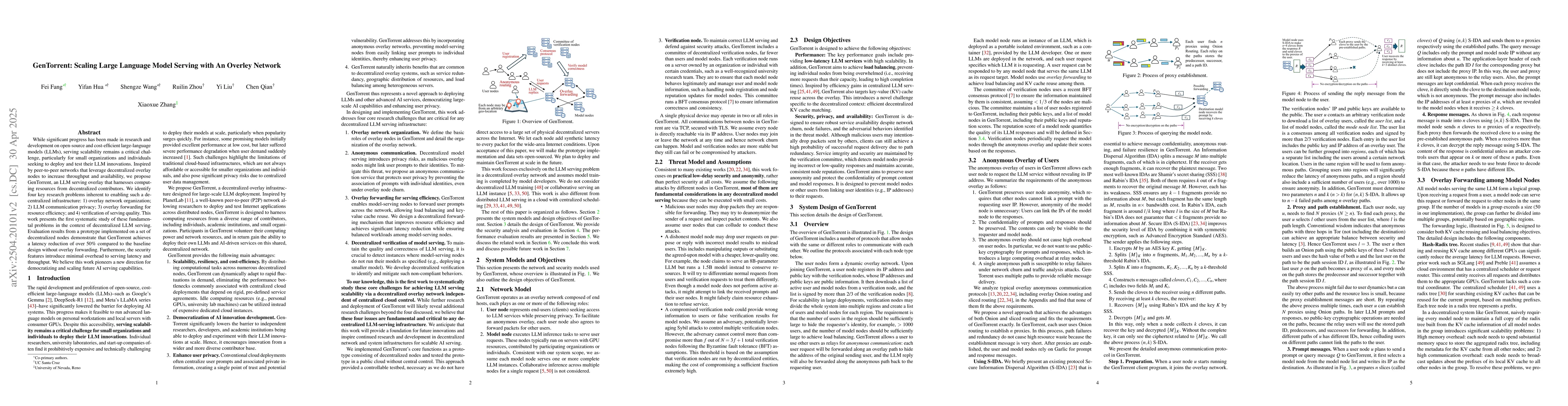 Thumbnail for GenTorrent: Scaling Large Language Model Serving with An Overley Network