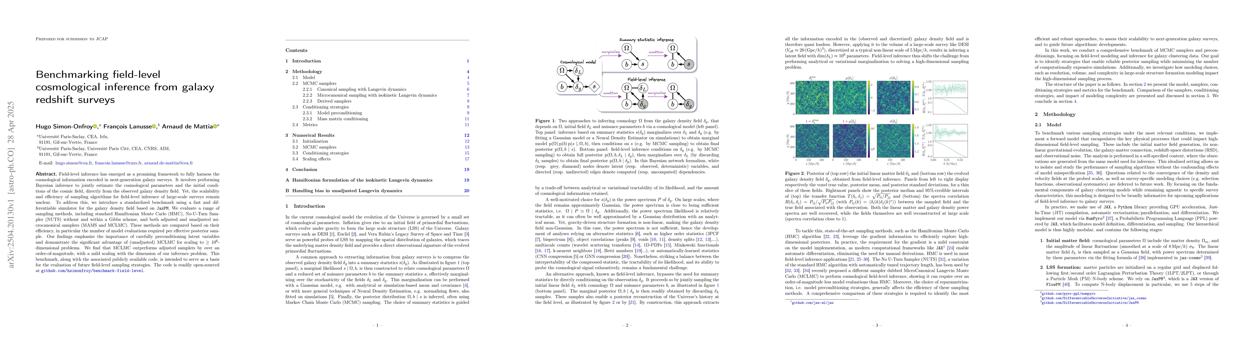 Thumbnail for Benchmarking field-level cosmological inference from galaxy redshift
  surveys
