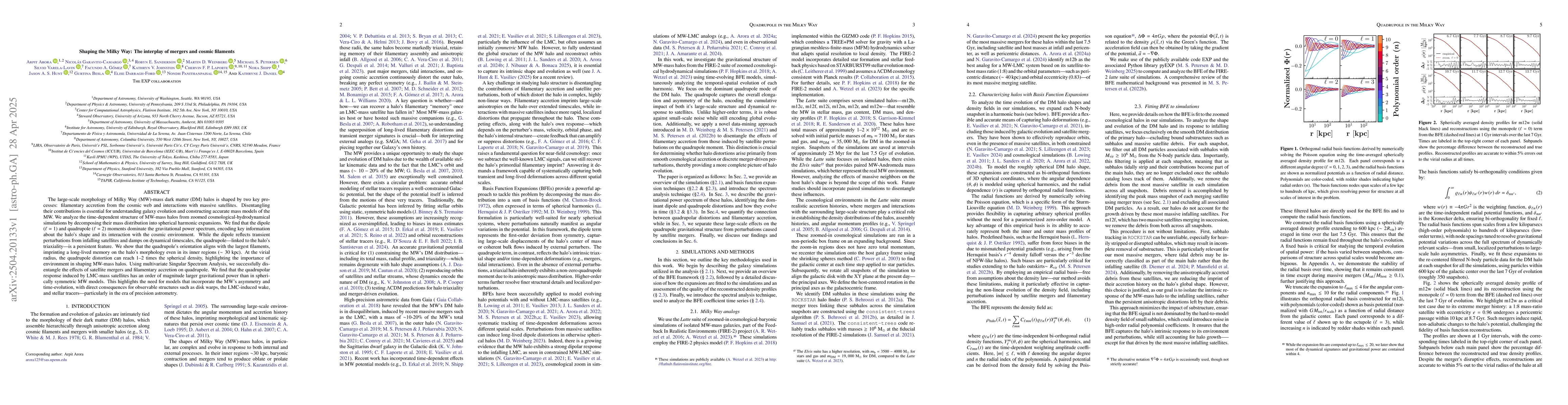 Thumbnail for Shaping the Milky Way: The interplay of mergers and cosmic filaments
