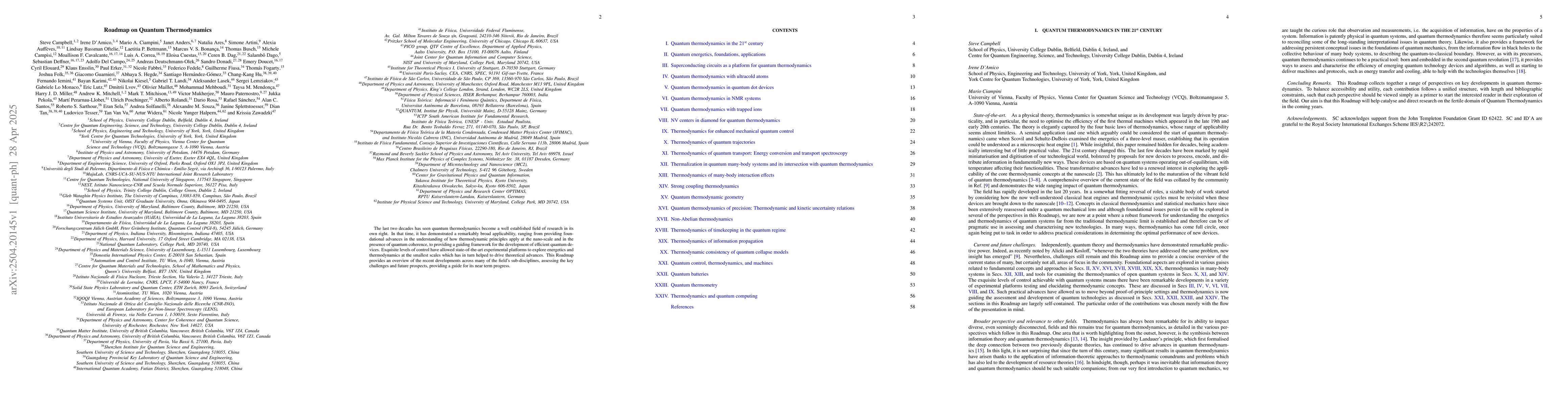 Thumbnail for Roadmap on Quantum Thermodynamics