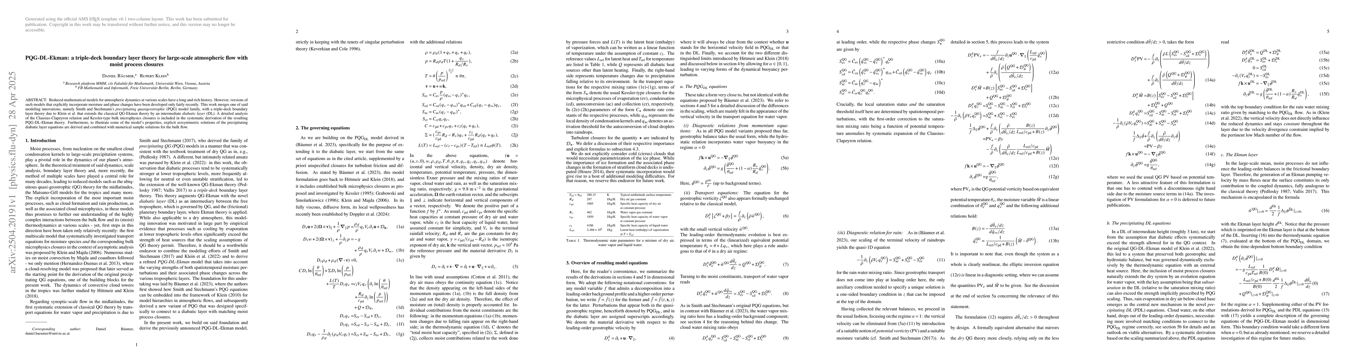 Thumbnail for PQG-DL-Ekman: a triple-deck boundary layer theory for large-scale
  atmospheric flow with moist process closures