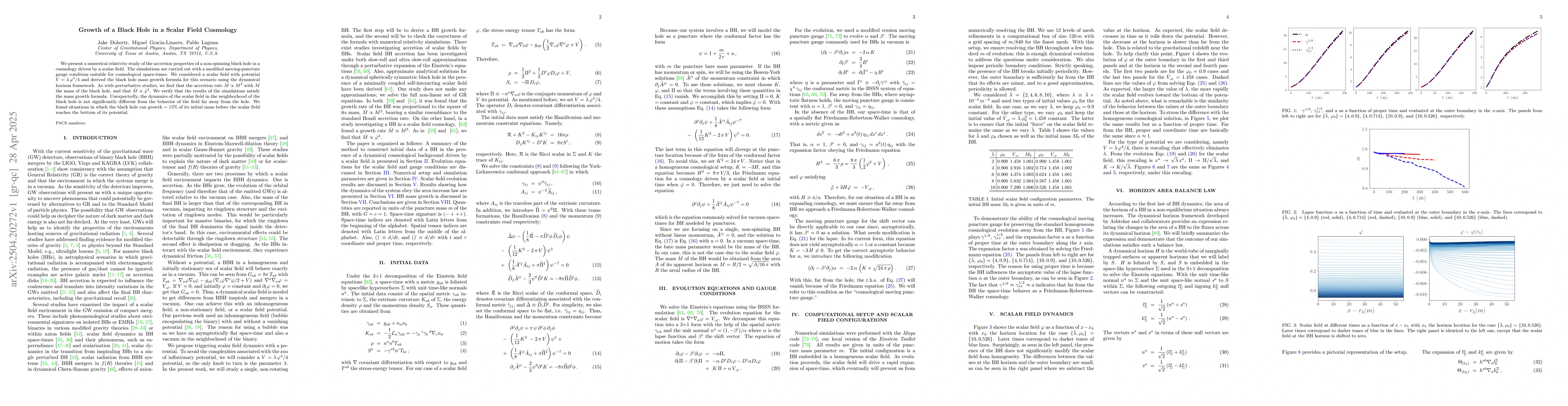 Thumbnail for Growth of a Black Hole in a Scalar Field Cosmology