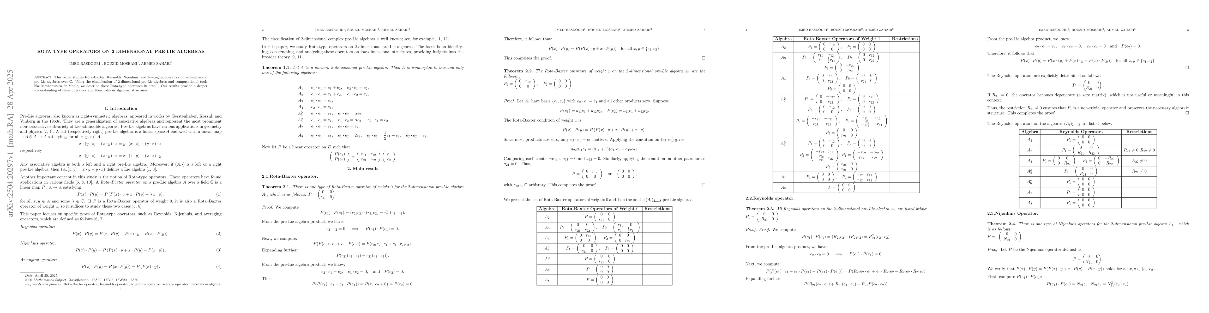 Thumbnail for Rota-Type Operators on 2-Dimensional Pre-Lie Algebras