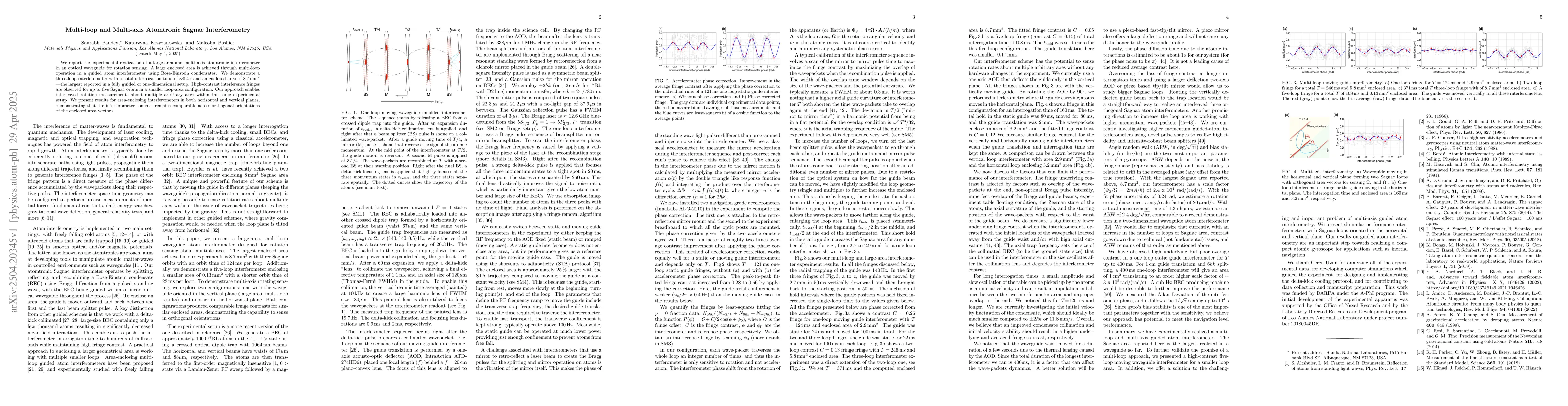 Thumbnail for Multi-loop and Multi-axis Atomtronic Sagnac Interferometry