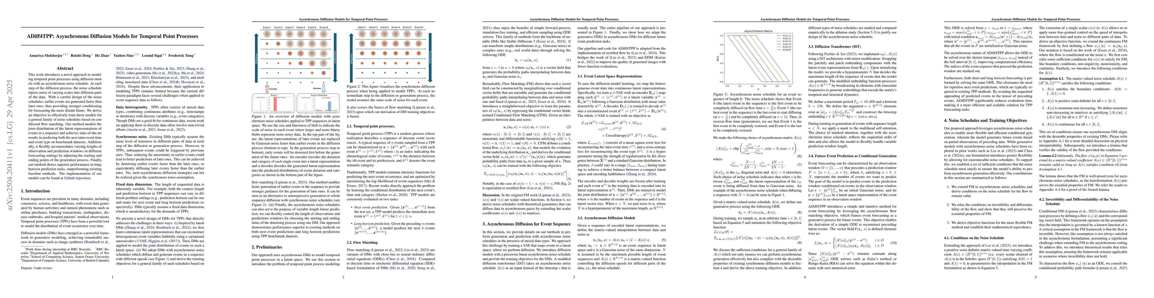 Thumbnail for ADiff4TPP: Asynchronous Diffusion Models for Temporal Point Processes