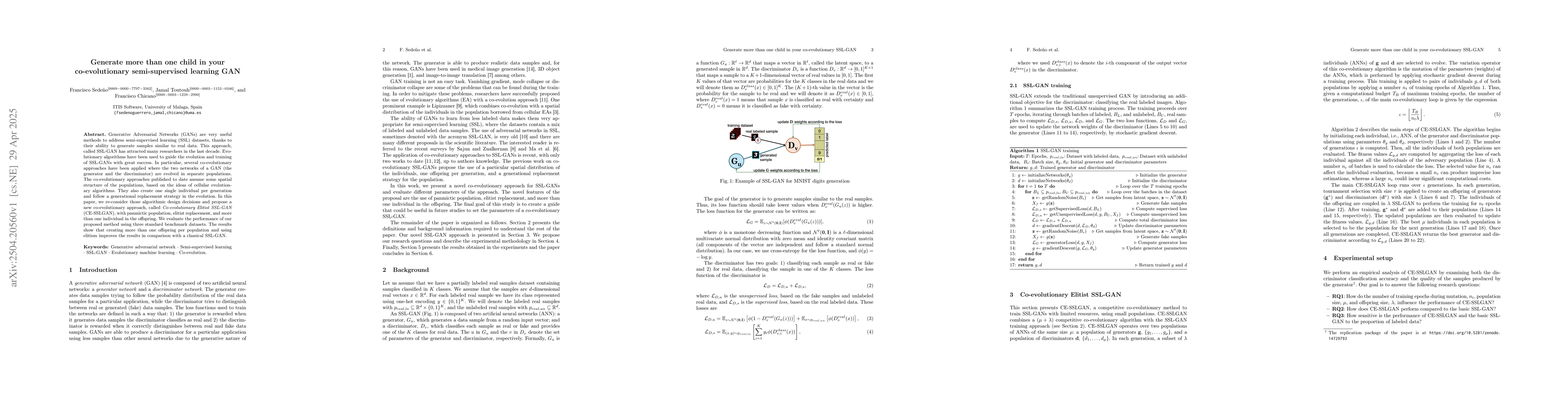Thumbnail for Generate more than one child in your co-evolutionary semi-supervised
  learning GAN