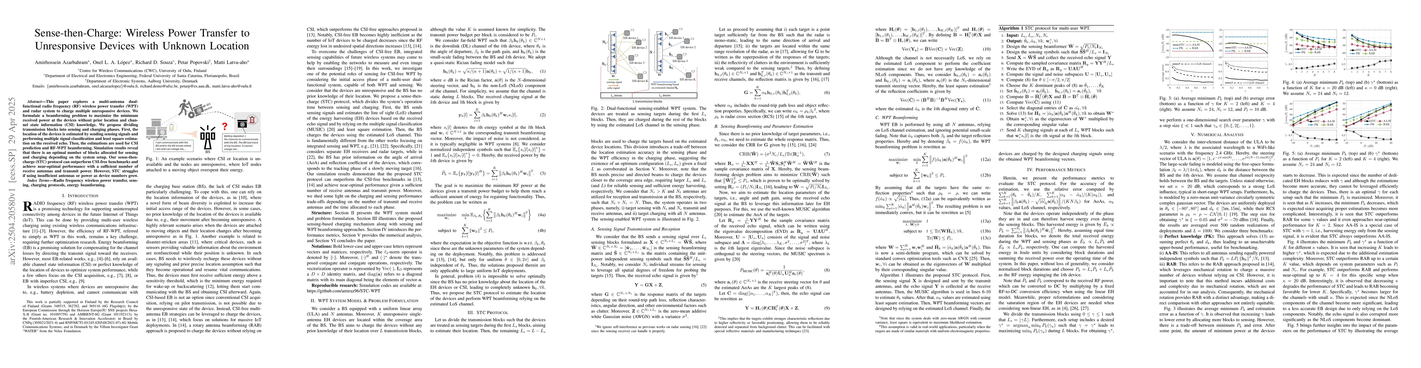 Thumbnail for Sense-then-Charge: Wireless Power Transfer to Unresponsive Devices with
  Unknown Location