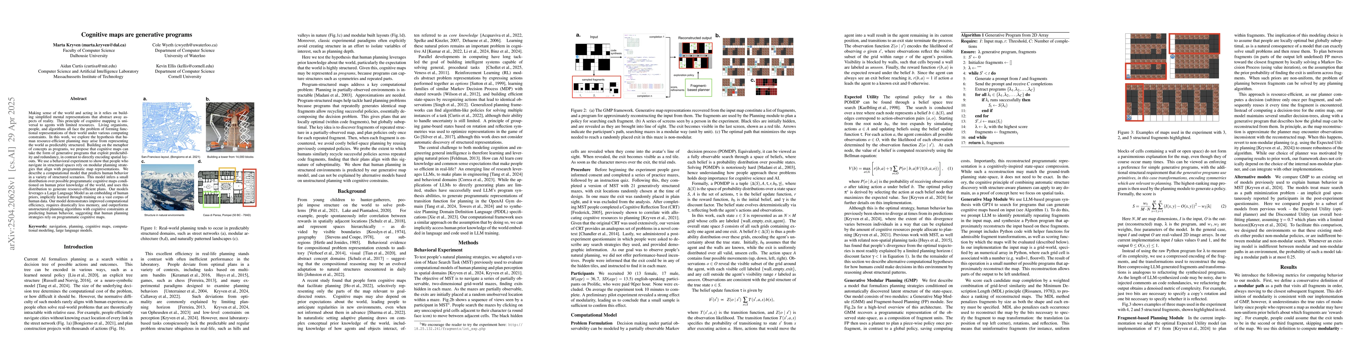 Thumbnail for Cognitive maps are generative programs