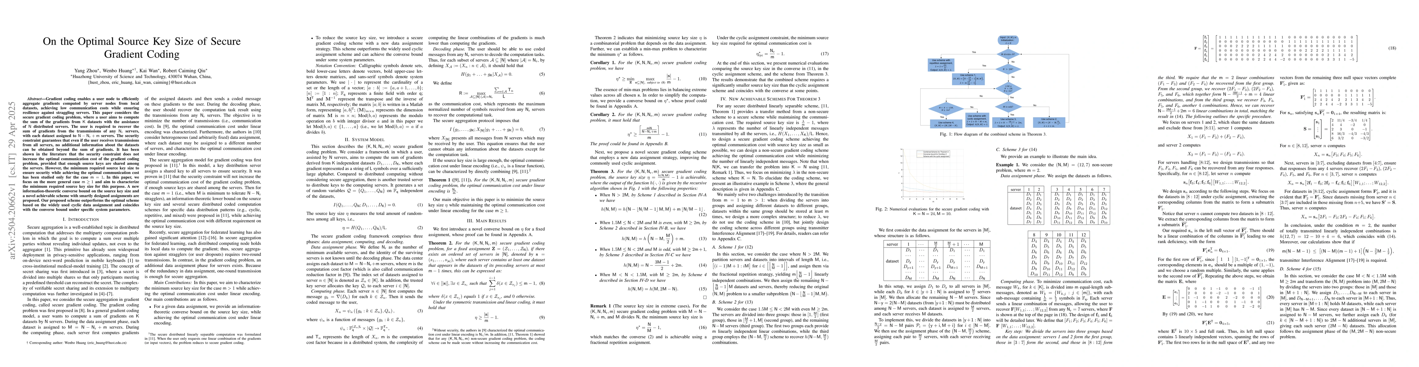 Thumbnail for On the Optimal Source Key Size of Secure Gradient Coding