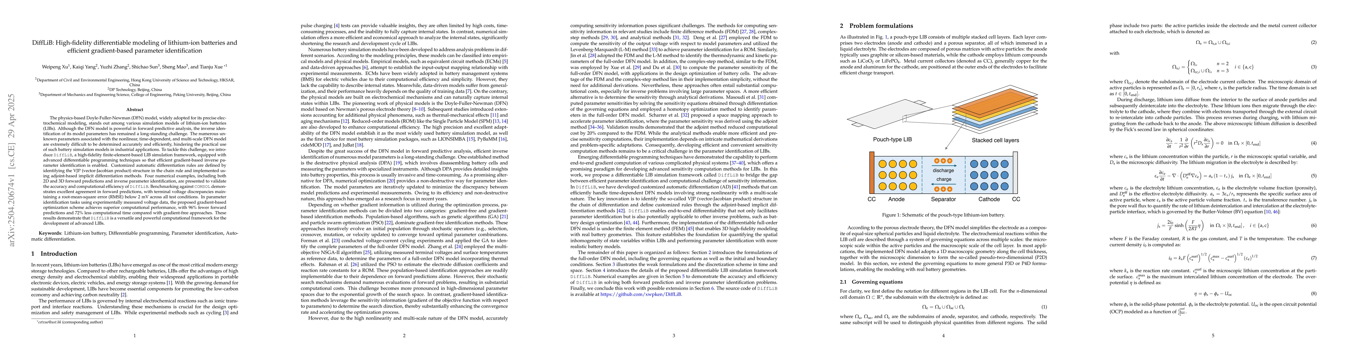 Thumbnail for DiffLiB: High-fidelity differentiable modeling of lithium-ion batteries
  and efficient gradient-based parameter identification
