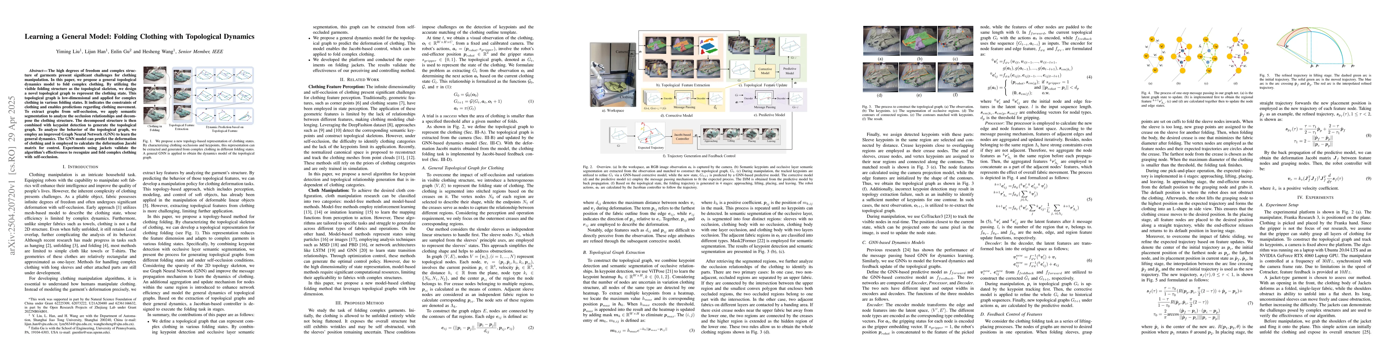 Thumbnail for Learning a General Model: Folding Clothing with Topological Dynamics