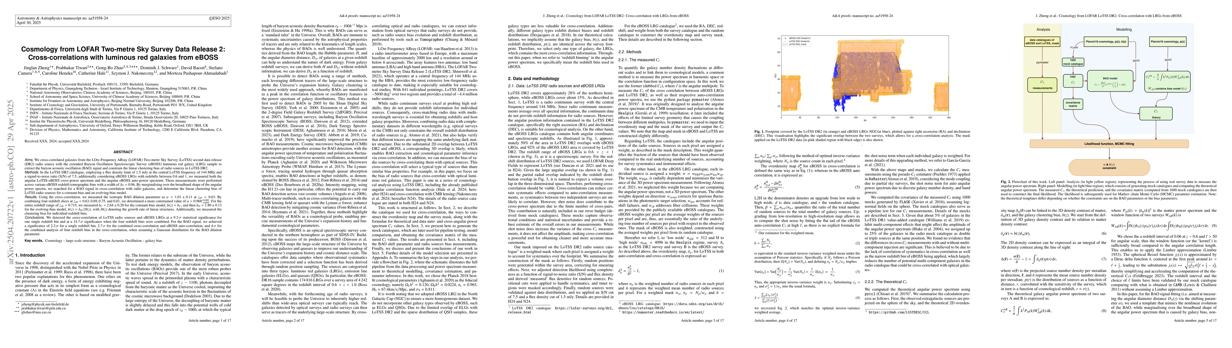 Thumbnail for Cosmology from LOFAR Two-metre Sky Survey Data Release 2:
  Cross-correlations with luminous red galaxies from eBOSS