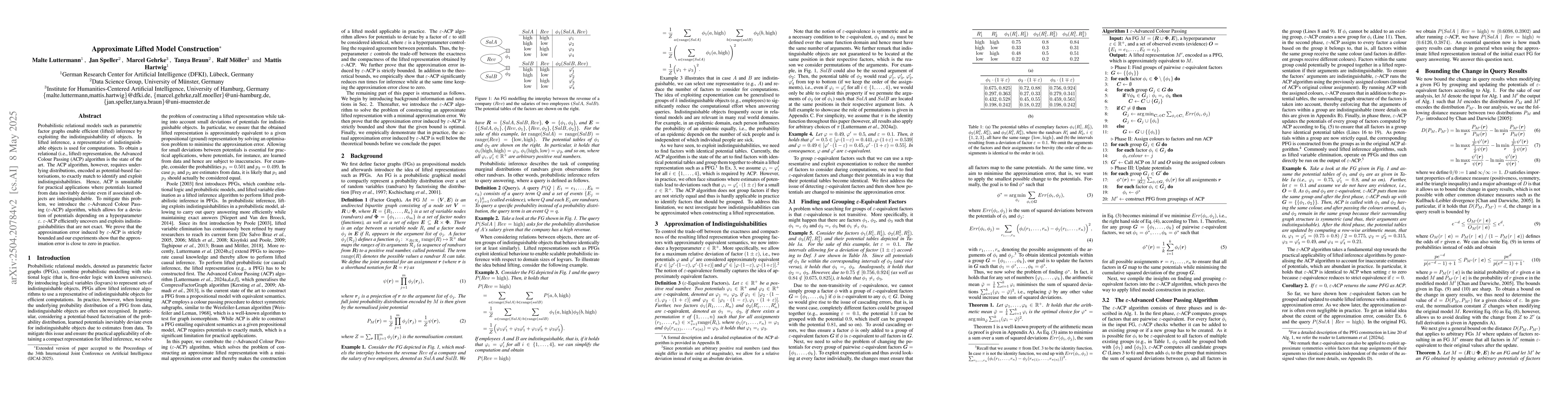 Thumbnail for Approximate Lifted Model Construction