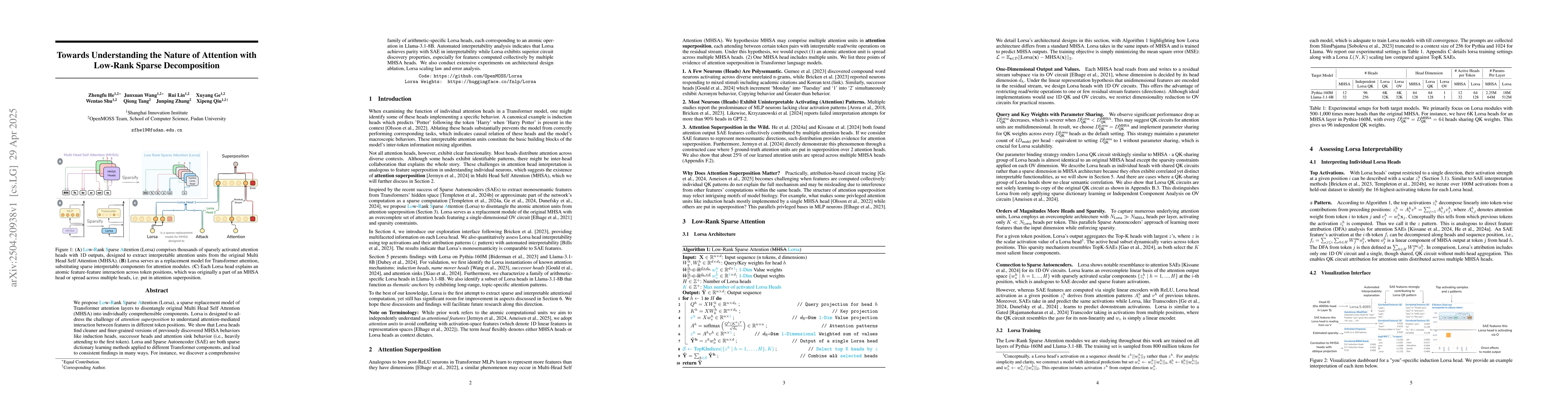 Thumbnail for Towards Understanding the Nature of Attention with Low-Rank Sparse
  Decomposition