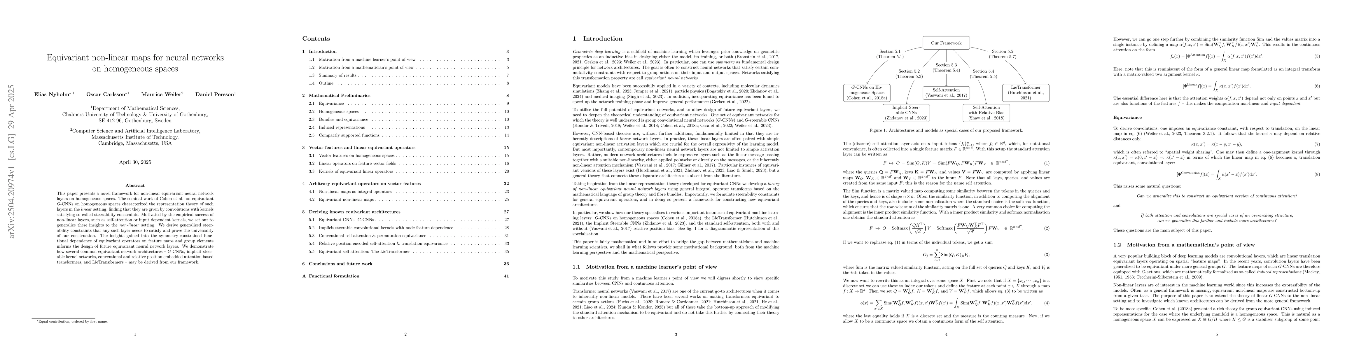 Thumbnail for Equivariant non-linear maps for neural networks on homogeneous spaces