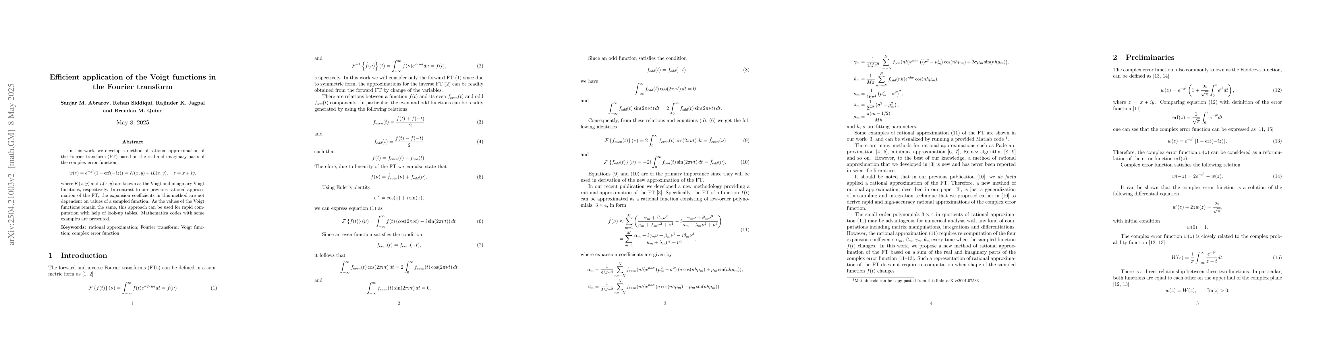 Thumbnail for Efficient application of the Voigt functions in the Fourier transform