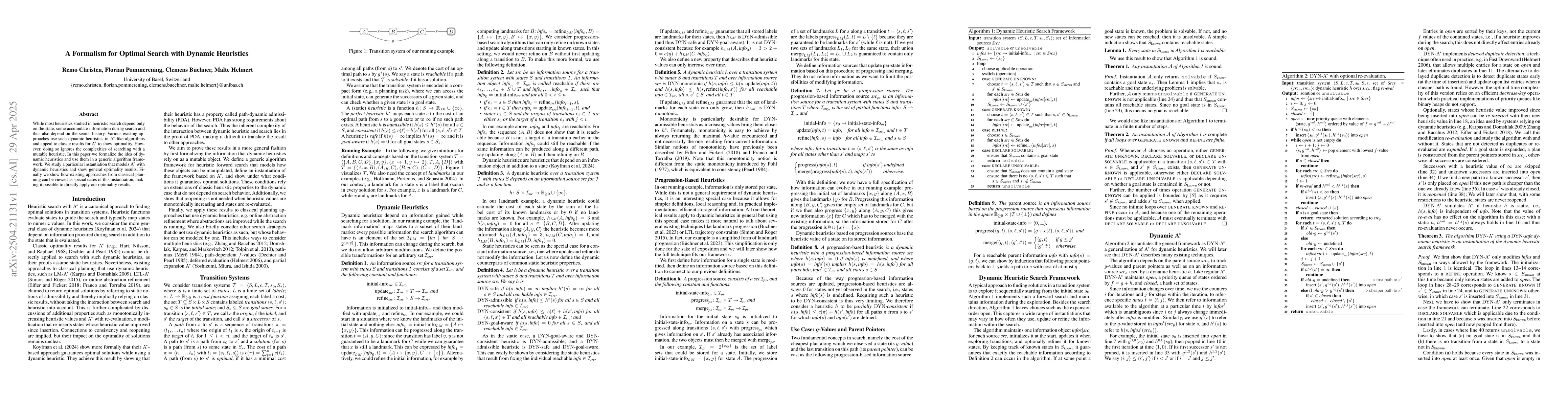 Thumbnail for A Formalism for Optimal Search with Dynamic Heuristics
