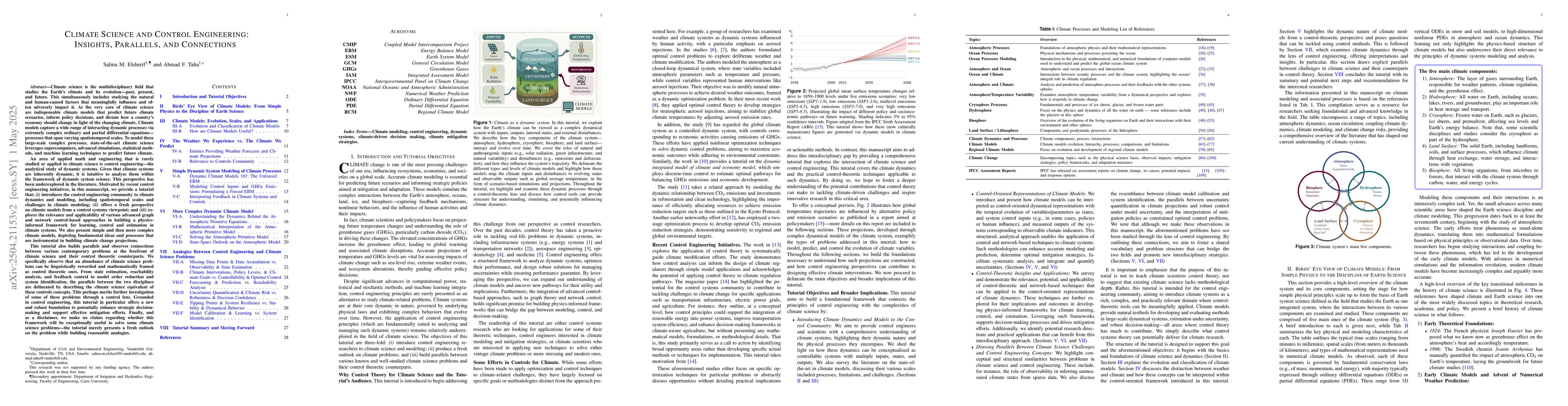 Thumbnail for Climate Science and Control Engineering: Insights, Parallels, and
  Connections