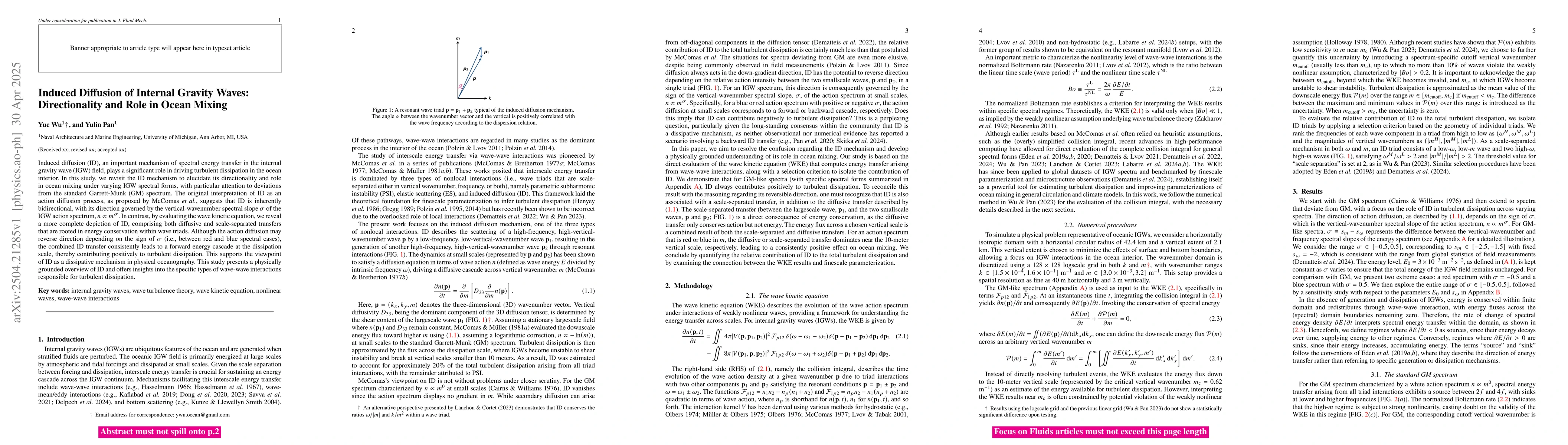 Thumbnail for Induced Diffusion of Internal Gravity Waves: Directionality and Role in
  Ocean Mixing