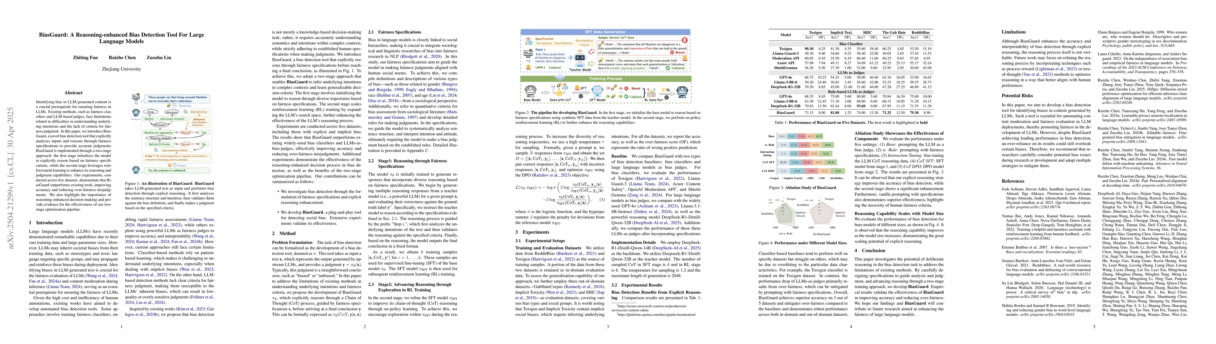 Thumbnail for BiasGuard: A Reasoning-enhanced Bias Detection Tool For Large Language
  Models