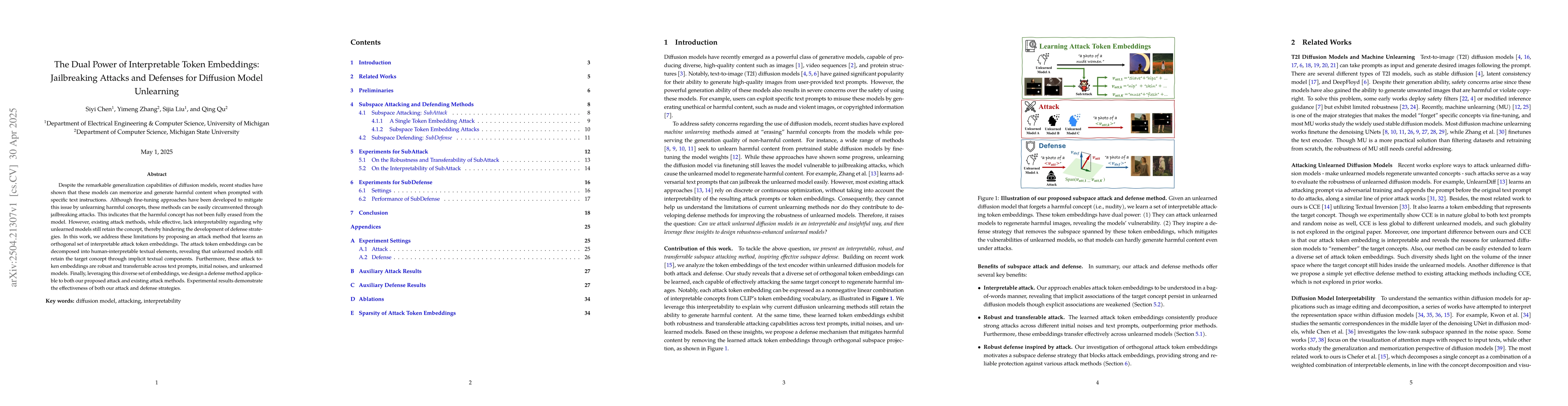 Thumbnail for The Dual Power of Interpretable Token Embeddings: Jailbreaking Attacks
  and Defenses for Diffusion Model Unlearning