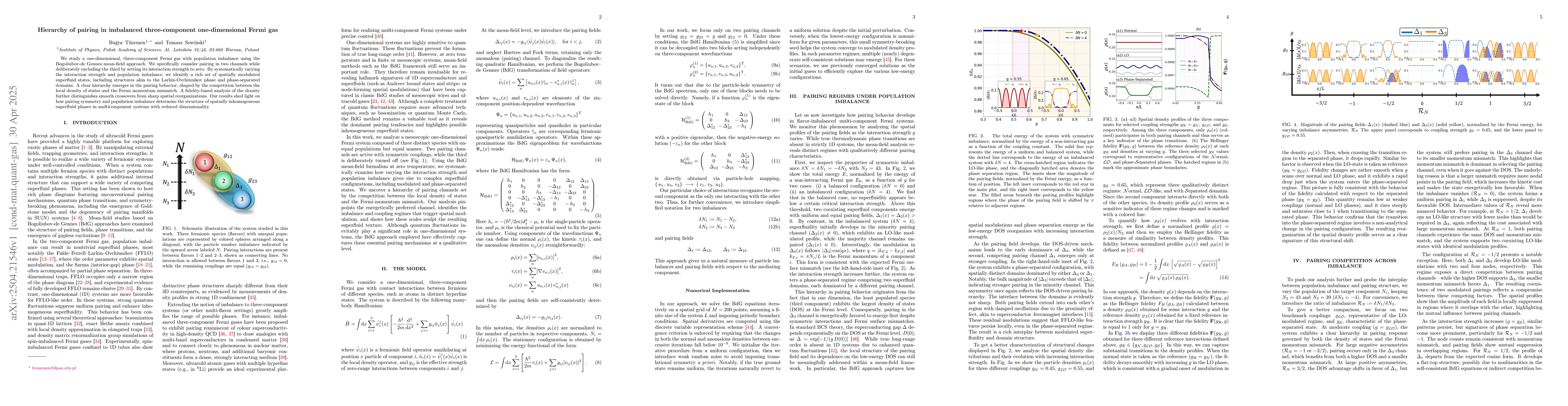 Thumbnail for Hierarchy of pairing in imbalanced three-component one-dimensional Fermi
  gas