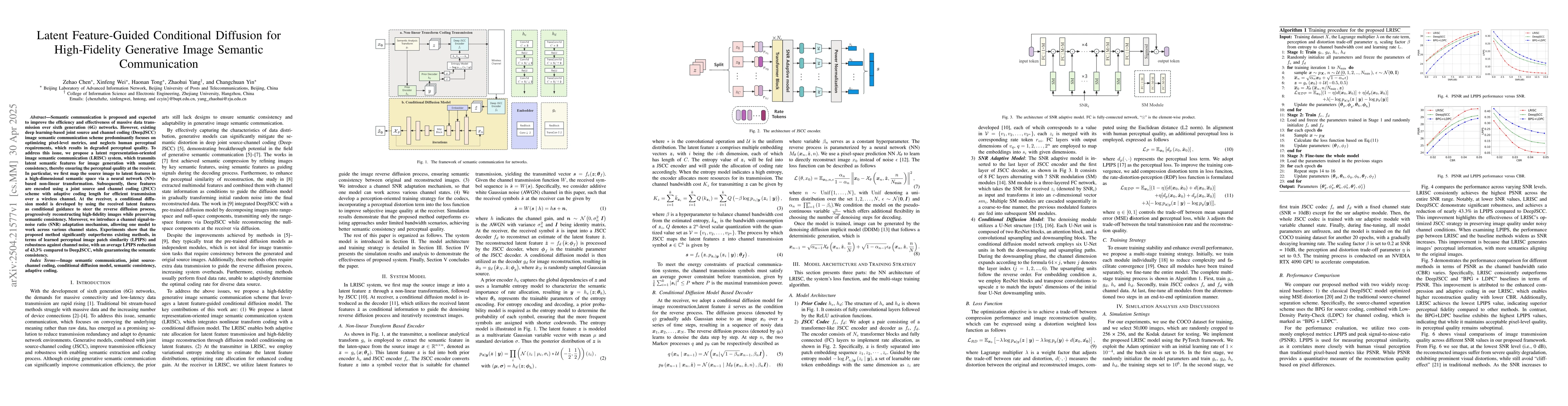 Thumbnail for Latent Feature-Guided Conditional Diffusion for High-Fidelity Generative
  Image Semantic Communication