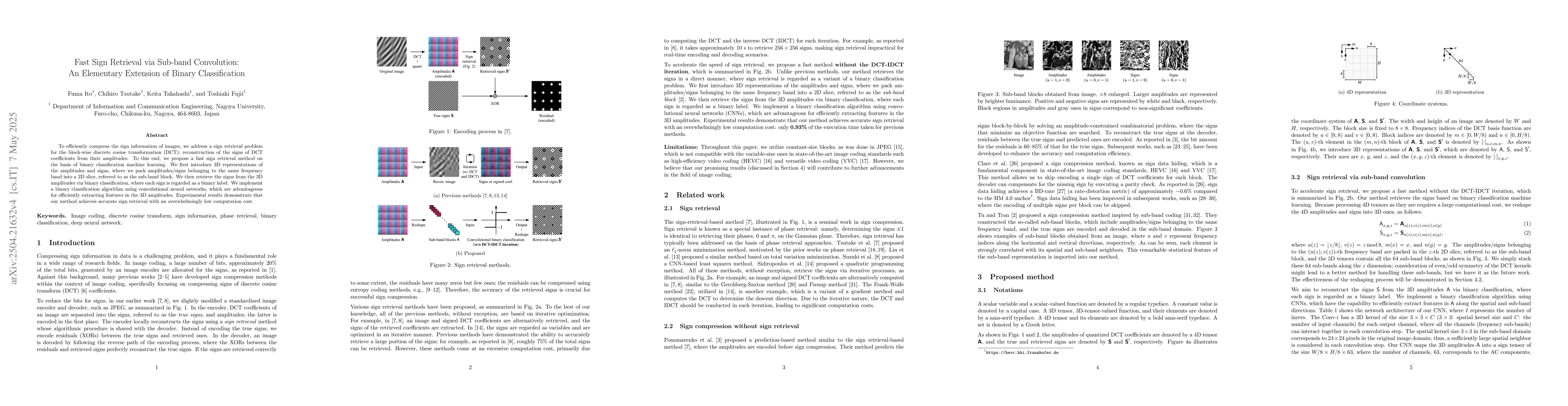 Thumbnail for Fast Sign Retrieval via Sub-band Convolution: An Elementary Extension of
  Binary Classification