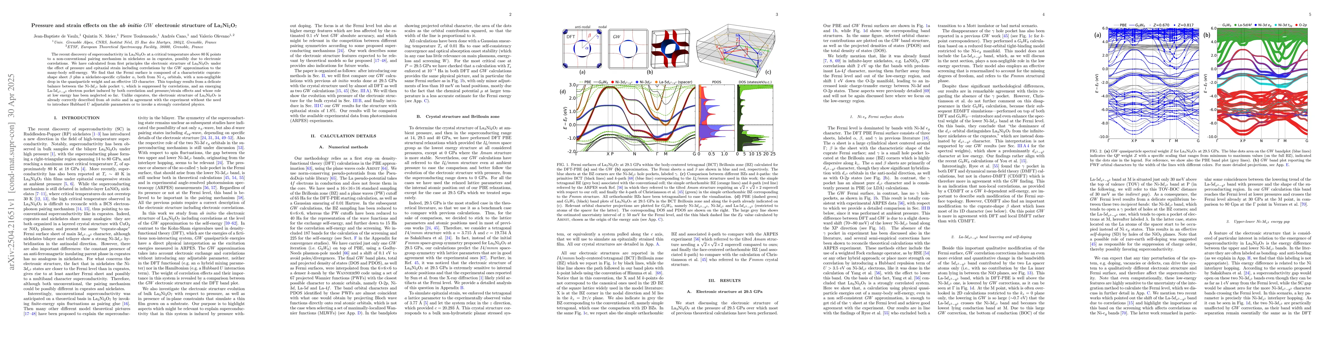 Thumbnail for Pressure and strain effects on the $\textit{ab initio}$ $GW$ electronic
  structure of La$_3$Ni$_2$O$_7$
